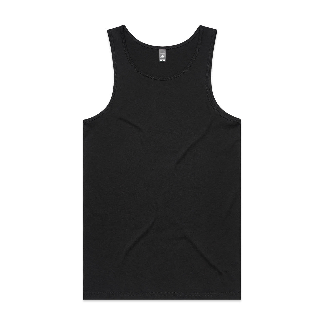 5007 Lowdown Singlet in Black
