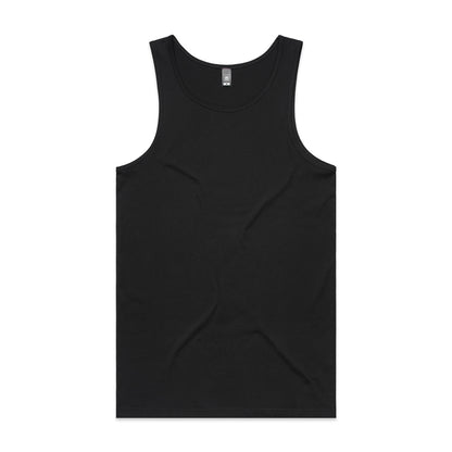 5007 Lowdown Singlet in Black