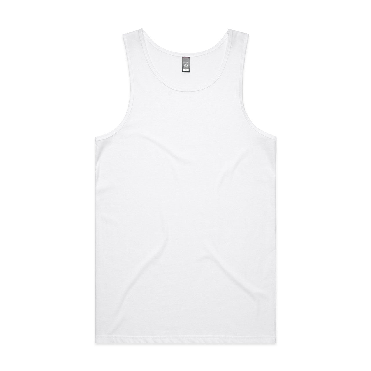 5007 Lowdown Singlet in White