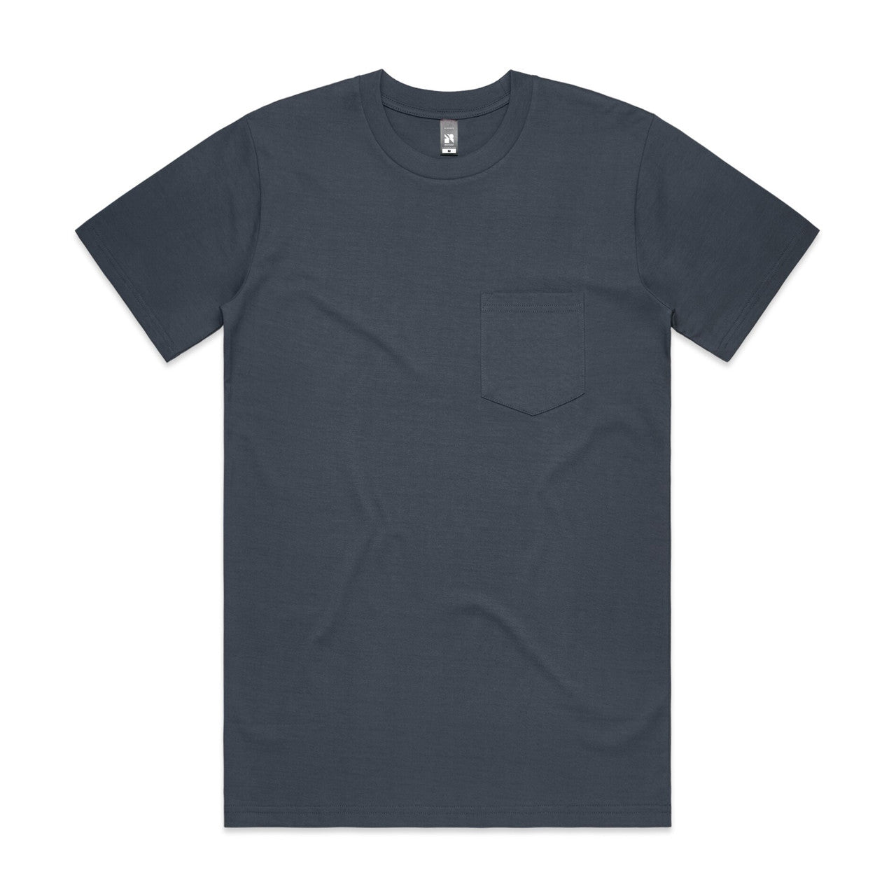5027 Classic Pocket Tee in Petrol Blue