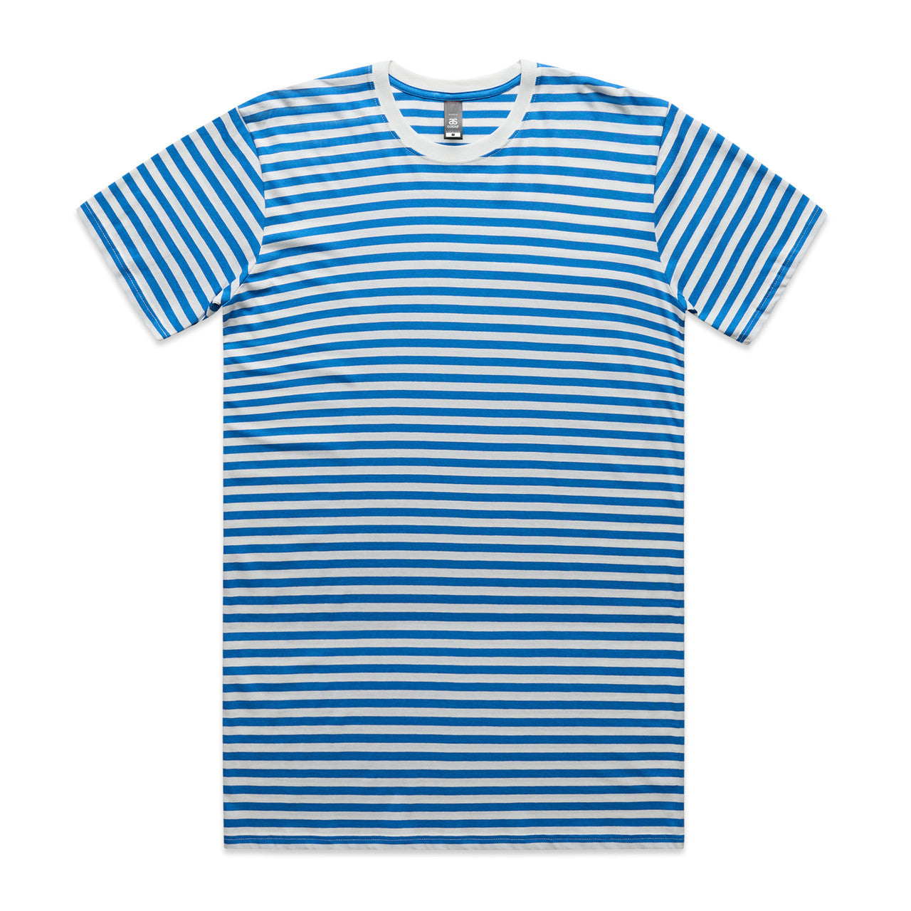 5028 Staple Stripe Tee in Natural/Mid Blue