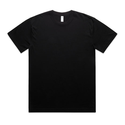 5052 Block Oversized Tee in Black