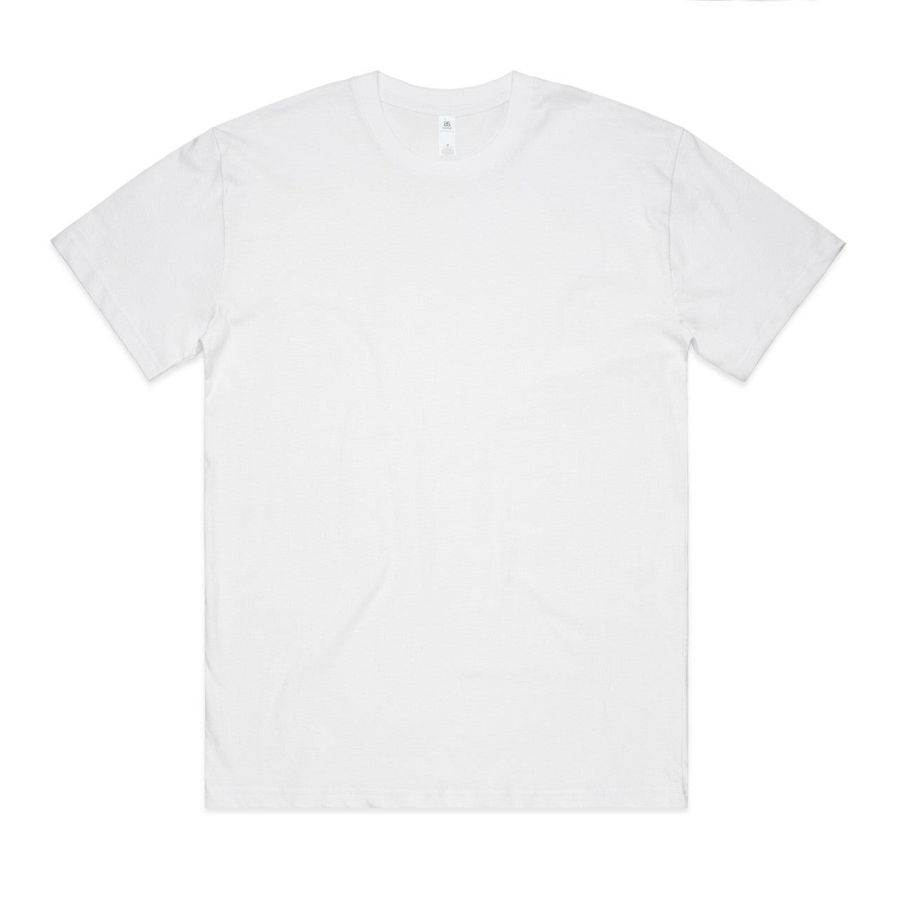 5052 Block Oversized Tee in White