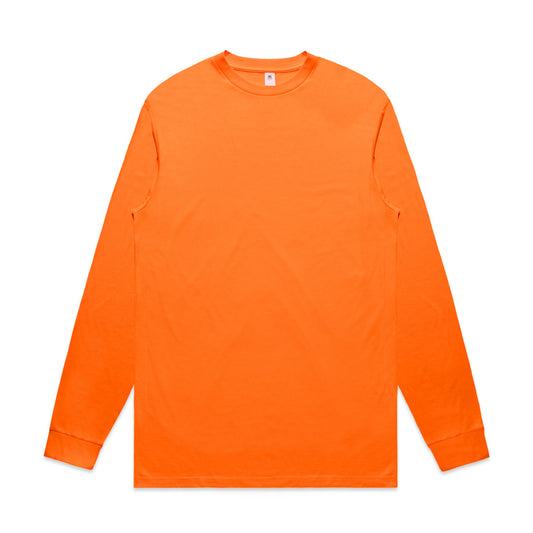 5054F Block Ls Tee in Safety Orange