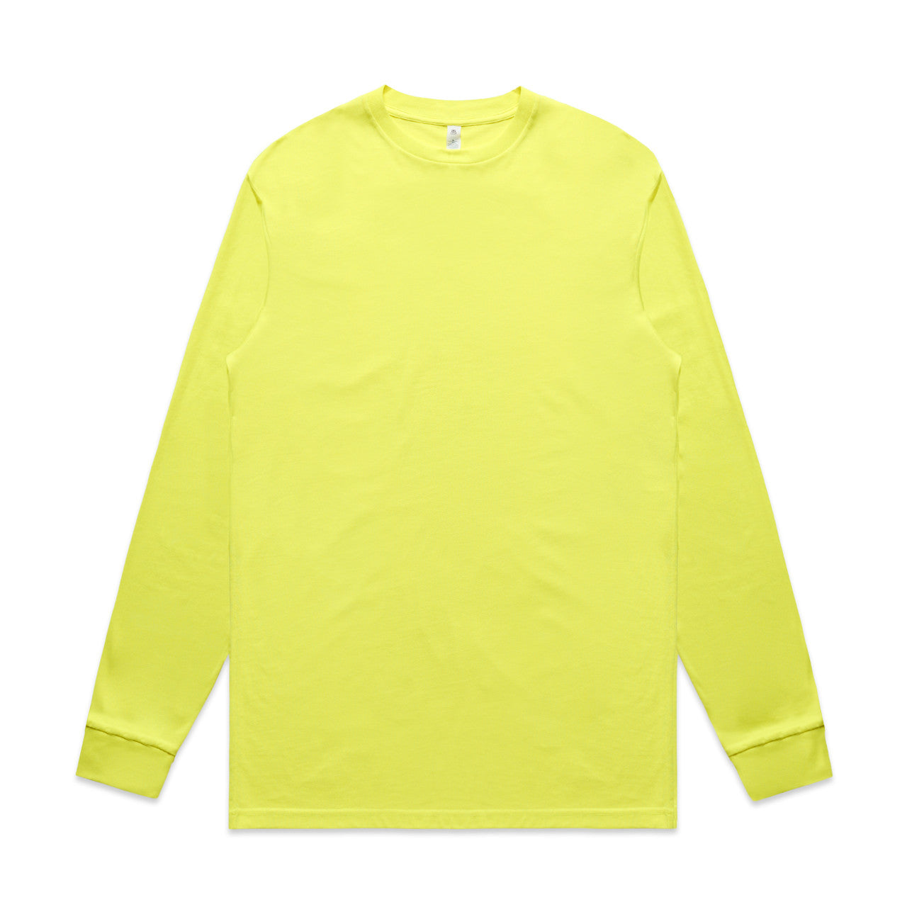 5054F Block Ls Tee in Safety Yellow