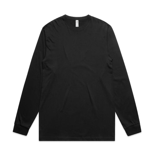 5054 Block Ls Tee in Black