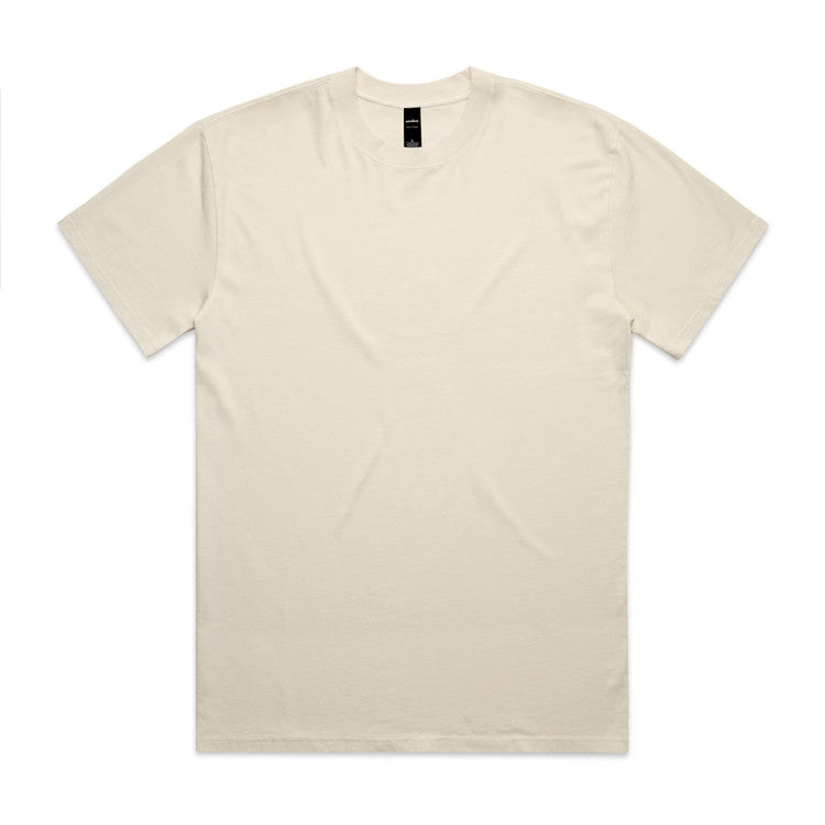 Beige t-shirt on a white background