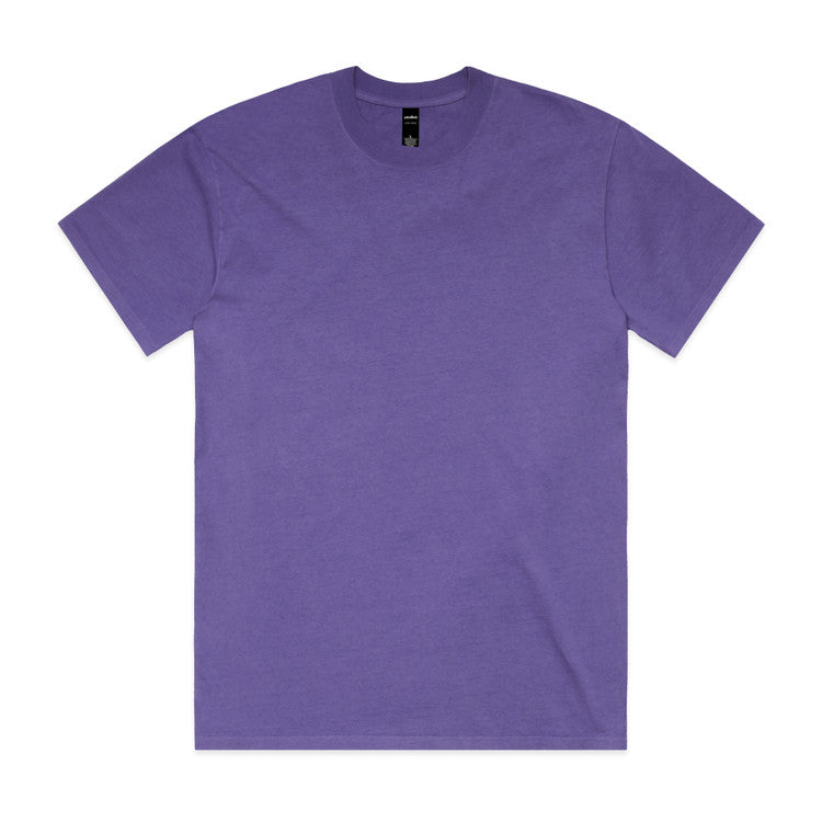 Purple t-shirt on a white background