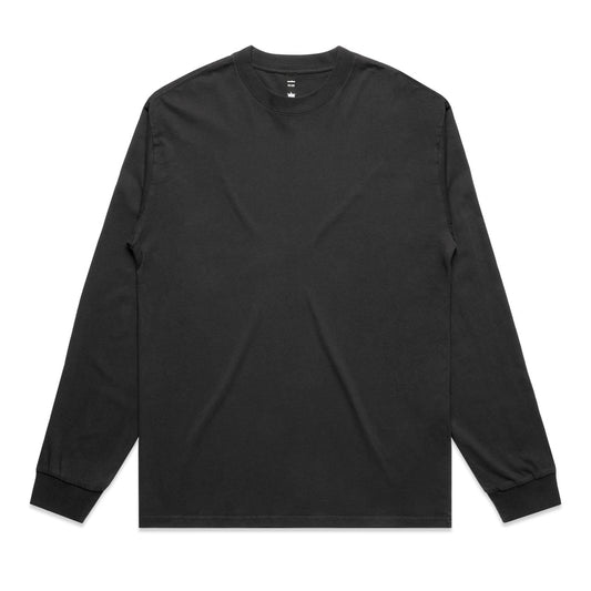 5083 Heavy Faded Ls Tee in Faded Black