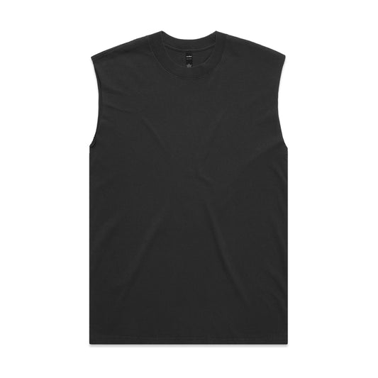 5084 Heavy Faded Tank in Faded Black
