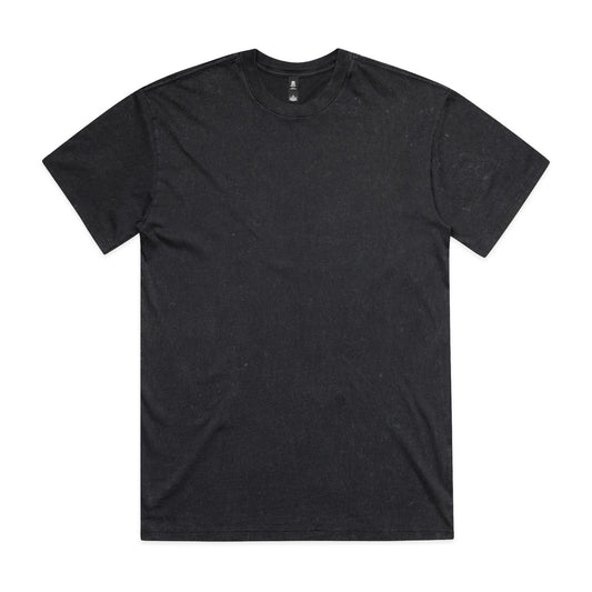 5085 Stone Wash Heavy Tee in Black Stone