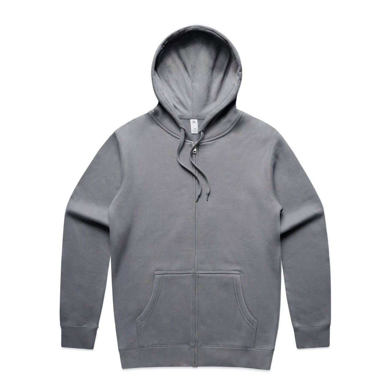 5104 Stencil Zip Hood in Gravel