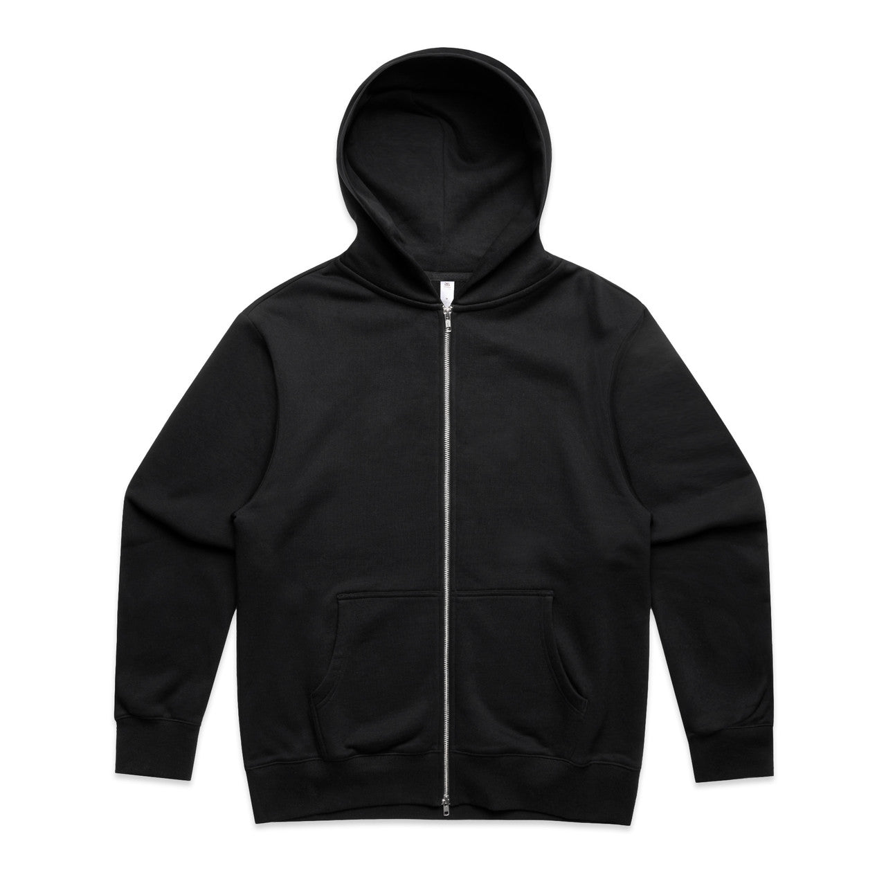 5148 Heavy Zip Hood in Black