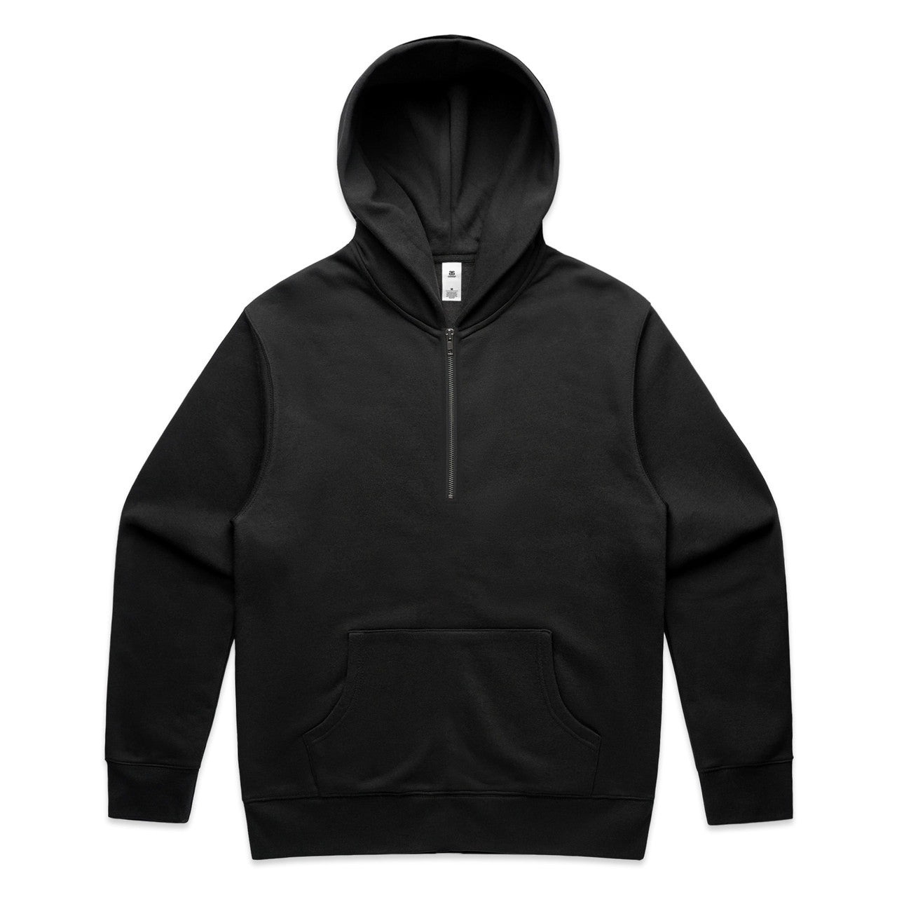 5164 Relax Half Zip Hood in Black