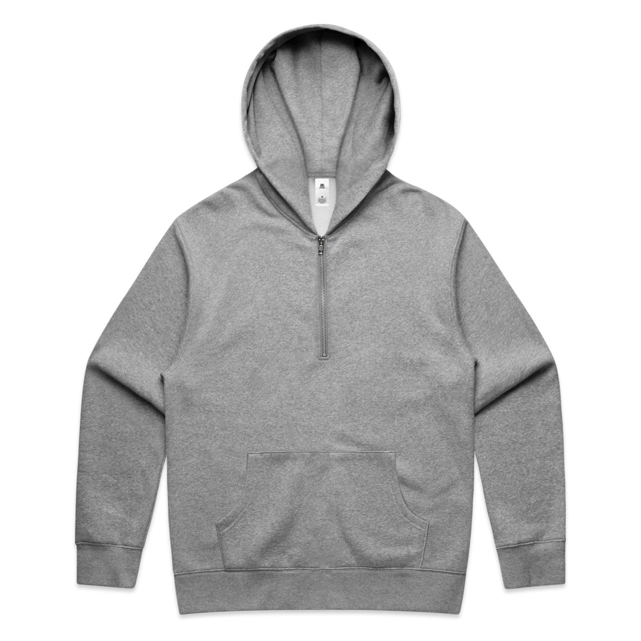 5164 Relax Half Zip Hood in Grey Marle