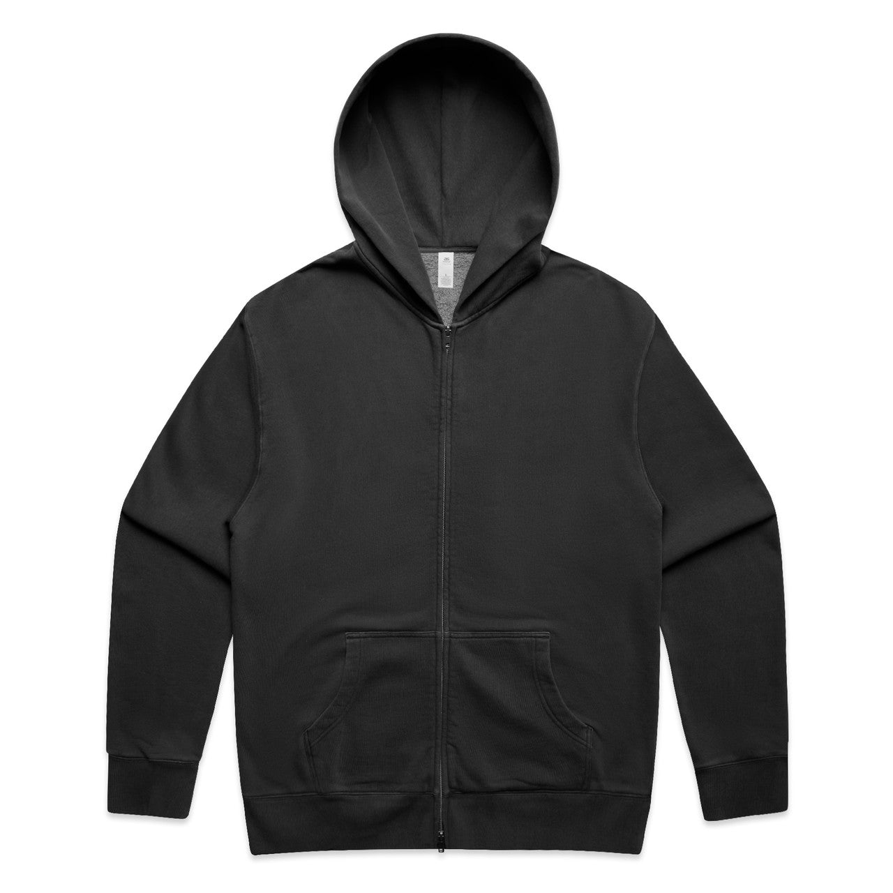 5170 Relax Faded Zip Hood in Faded Black