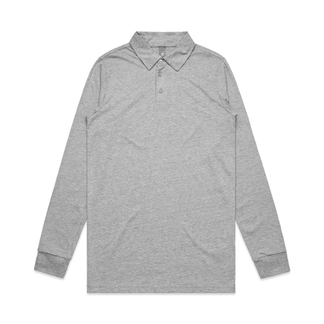 5404 Chad Ls Polo in Grey Marle
