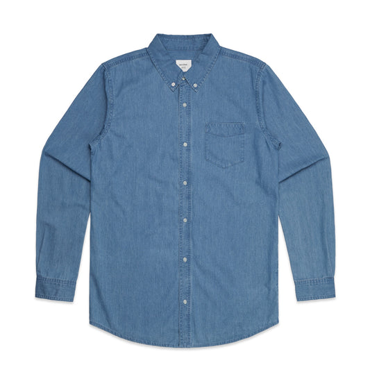 5409 Blue Denim Shirt in Denim Blue