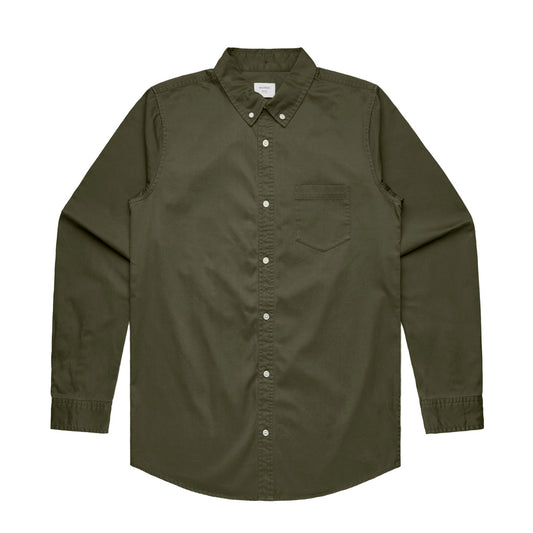5414 Denim Wash Shirt in Army