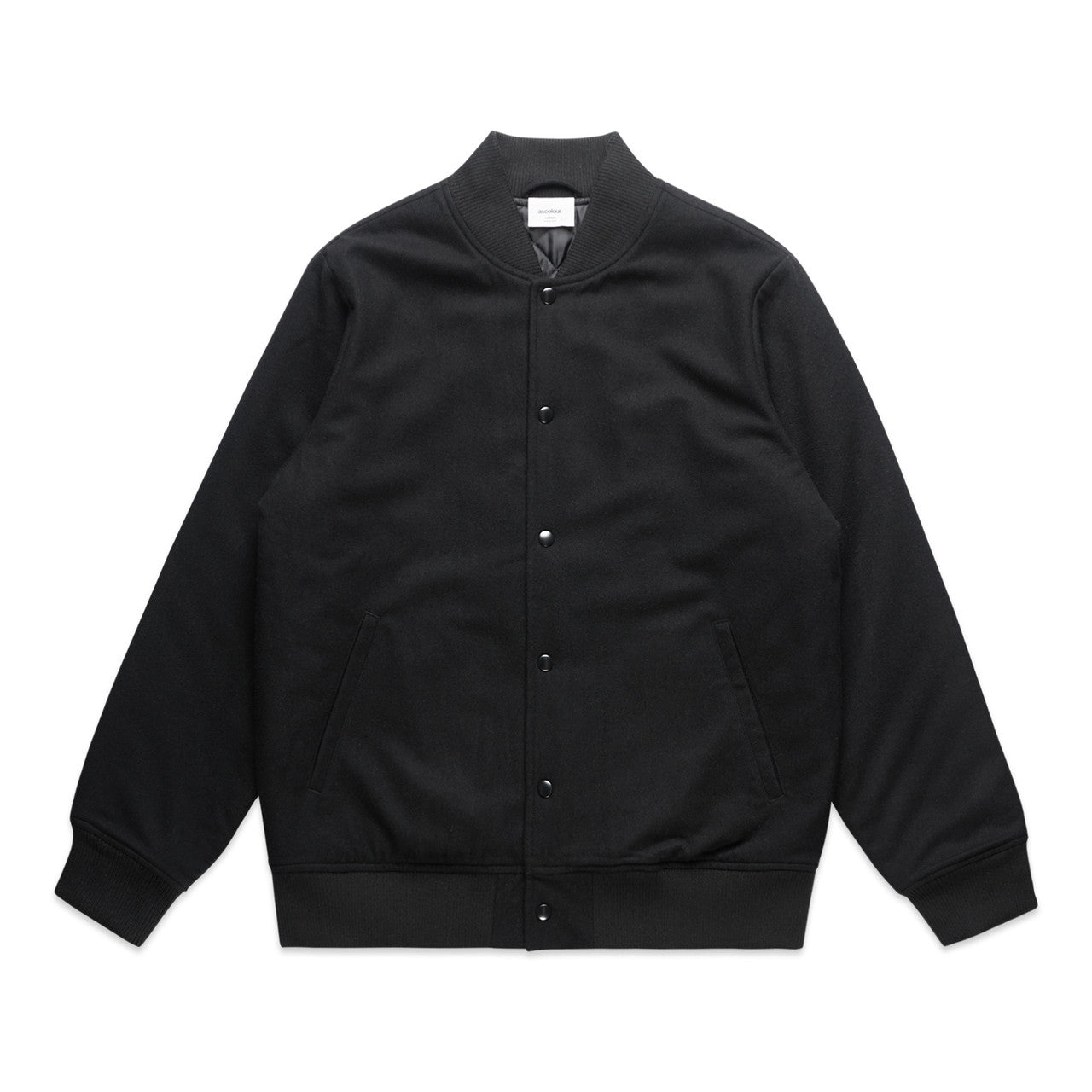 5512 Felt Bomber Jacket in Black