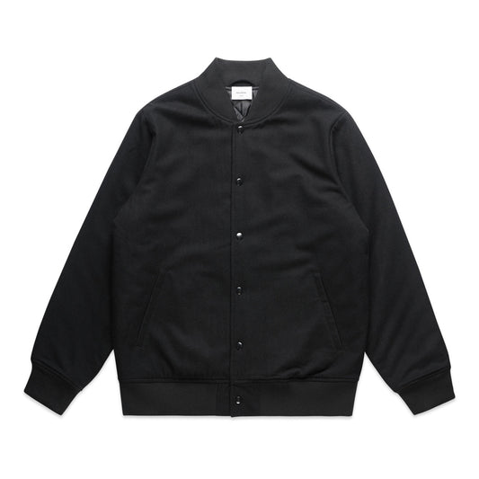5512 Felt Bomber Jacket in Black