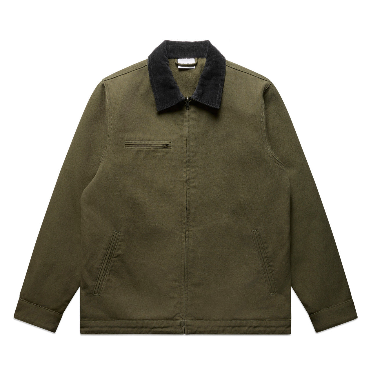 5533 Canvas Cord Collar Jacket in Army