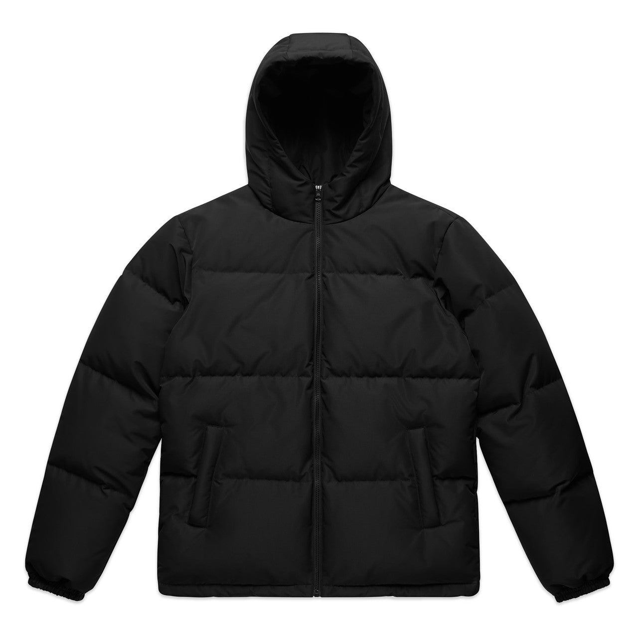 5590 Hooded Puffer Jacket in Black