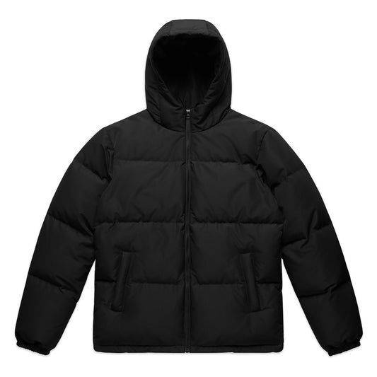 5590 Hooded Puffer Jacket in Black