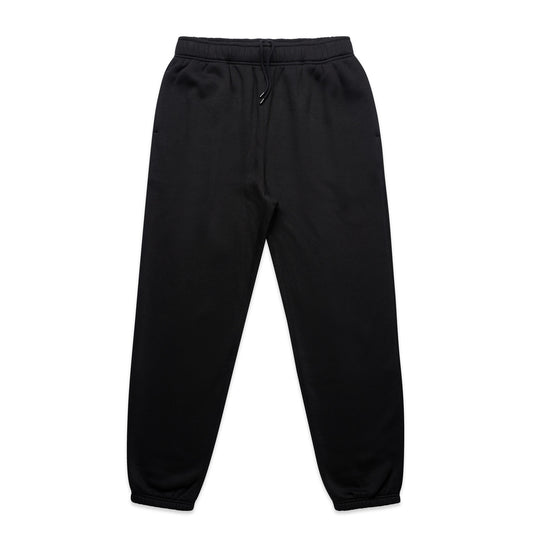 Black sweatpants on a white background