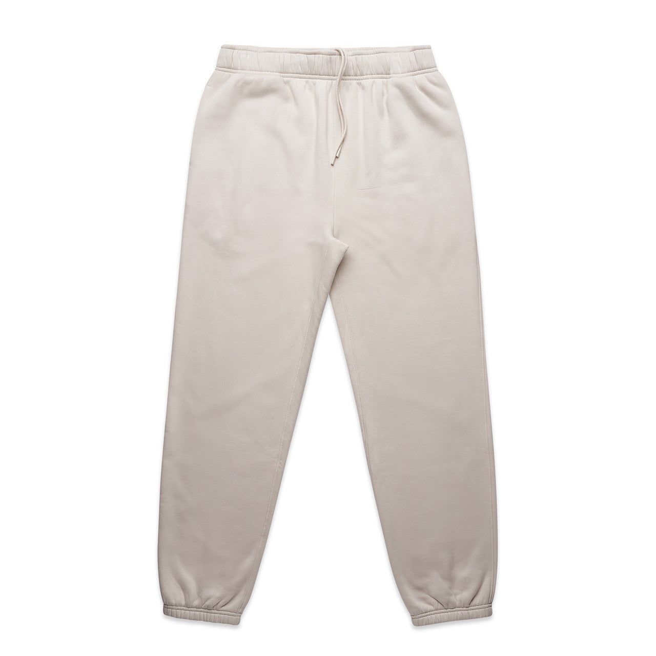 Beige sweatpants on a white background