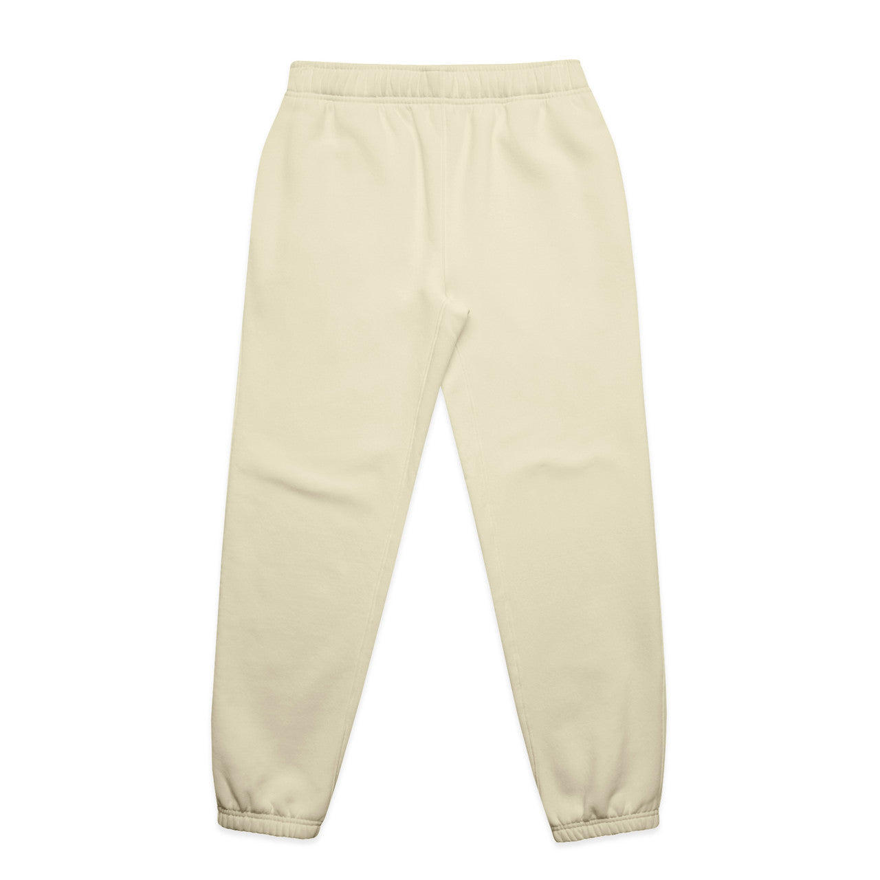 Beige sweatpants on a white background