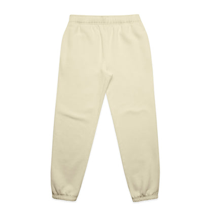 Beige sweatpants on a white background
