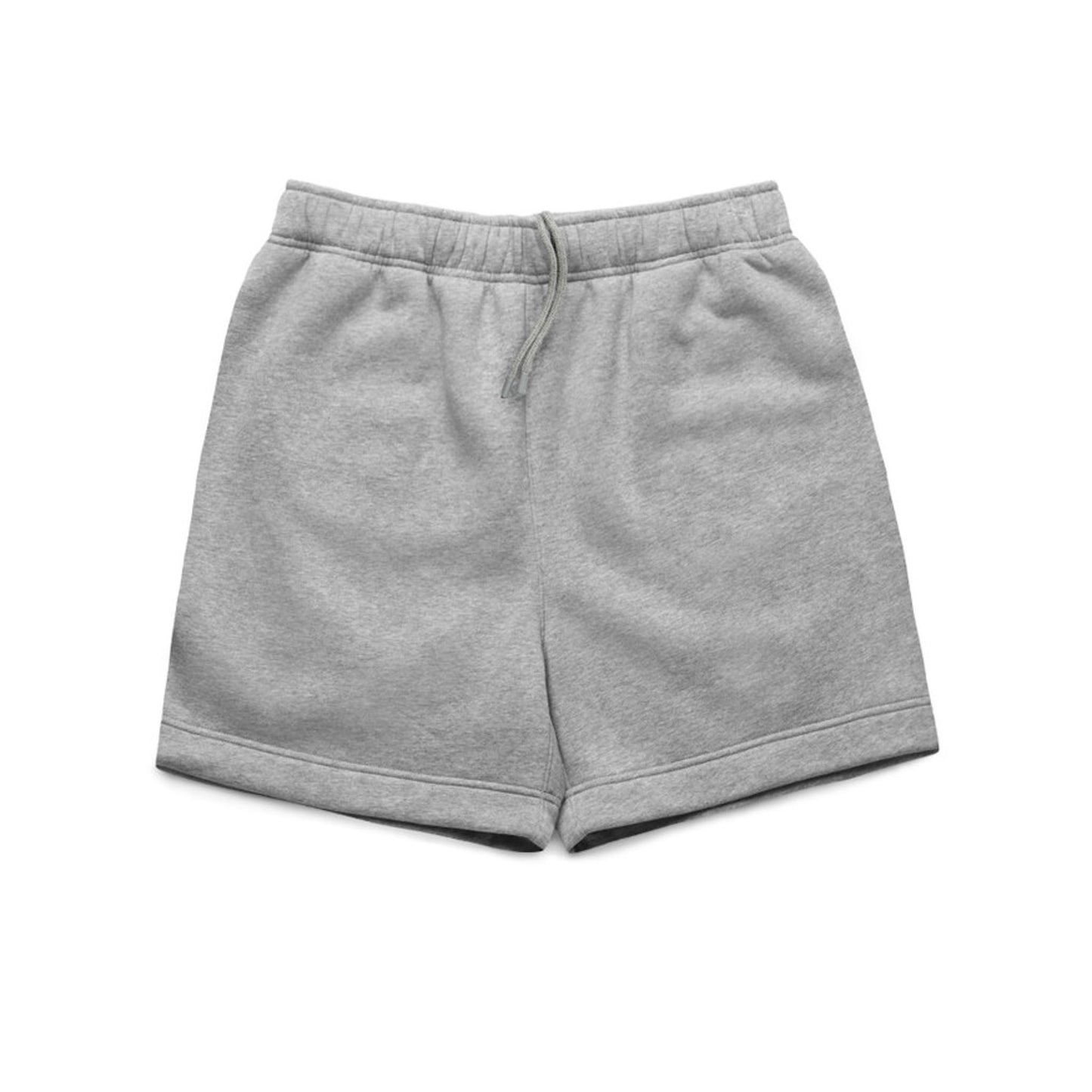 Gray shorts on a white background