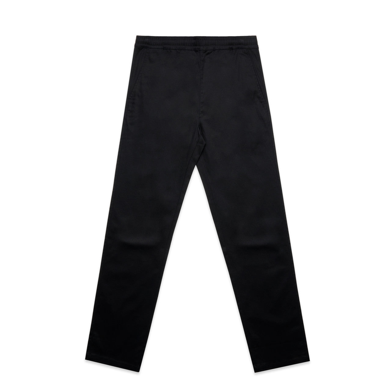 5935 Straight Elastic Pants in Black