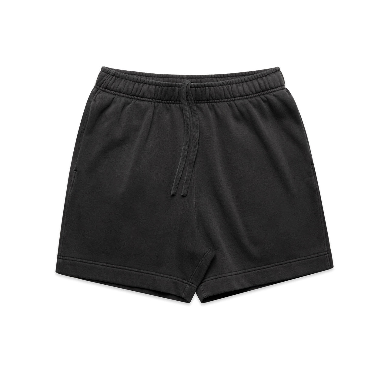 5939 Relax Faded Track Short in Faded Black