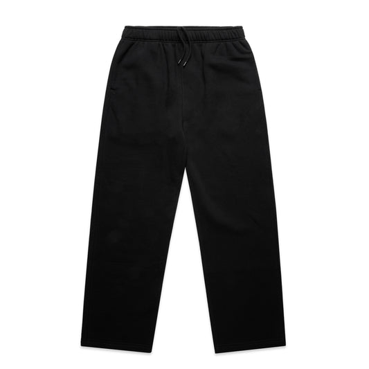 5942 Relax Cuffless Trackpants in Black