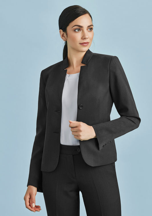 Womens Cool Stretch Short Jacket with Reverse Lapel 60113