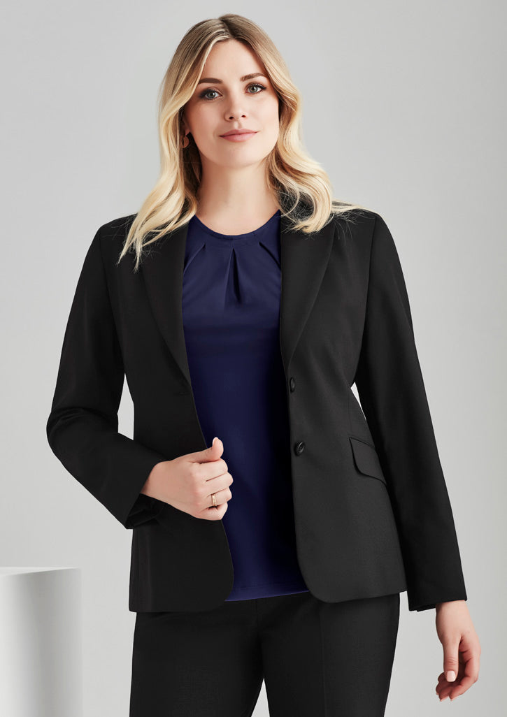 Womens Comfort Wool Stretch Longline Jacket 64012