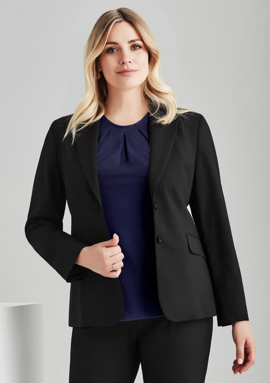 Womens Comfort Wool Stretch Longline Jacket 64012