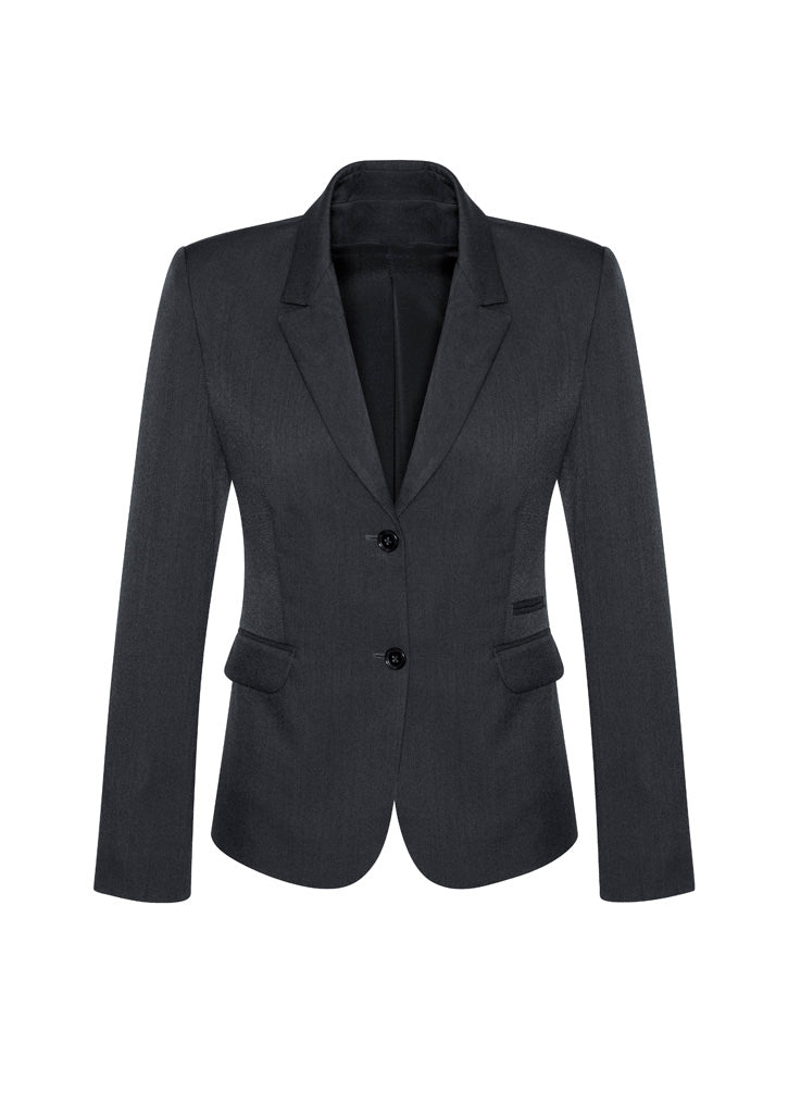 Womens Comfort Wool Stretch 2 Button Mid Length Jacket 64019
