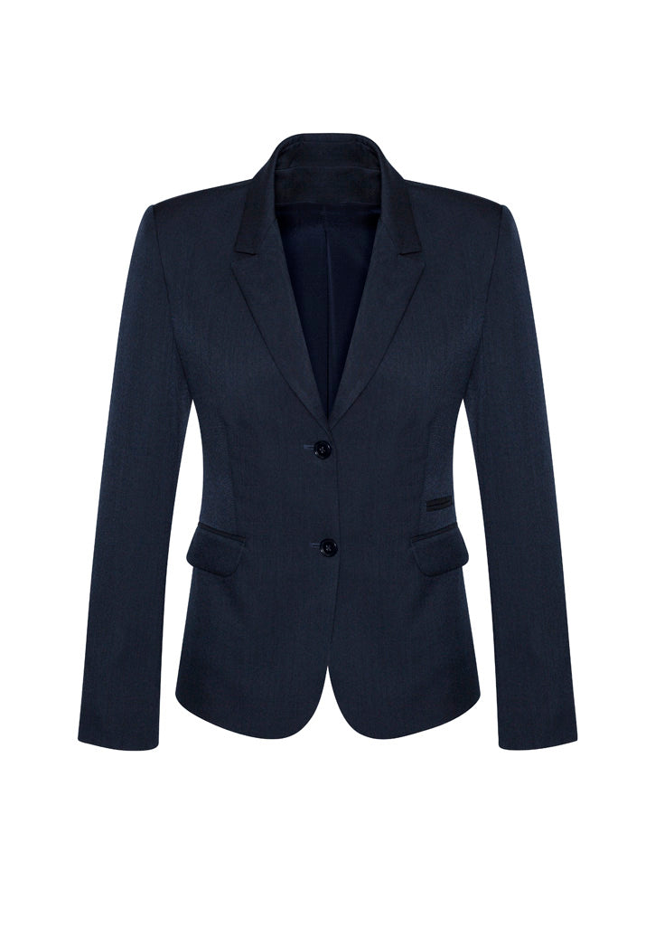 Womens Comfort Wool Stretch 2 Button Mid Length Jacket 64019