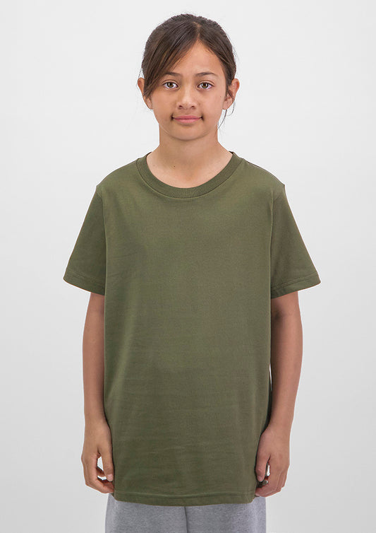 Good Mates Kids Basis Short Sleeve Tee - Forest