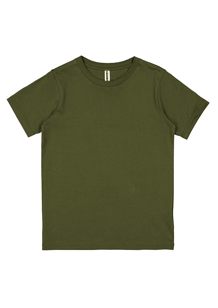 Good Mates Kids Basis Short Sleeve Tee - Army