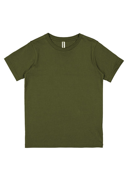Good Mates Kids Basis Short Sleeve Tee - Army