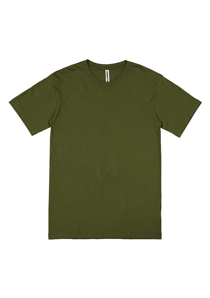 Good Mates Mens Basis Short Sleeve Tee - Army