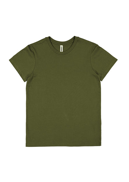 Good Mates Womens Basis Short Sleeve Tee - Army