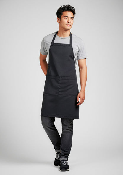 Biz Collection Barley Apron - Black
