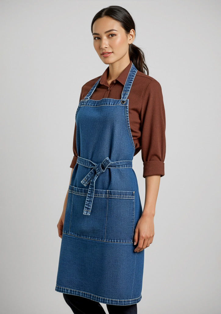 Biz Collection Clout Apron - Dark Blue