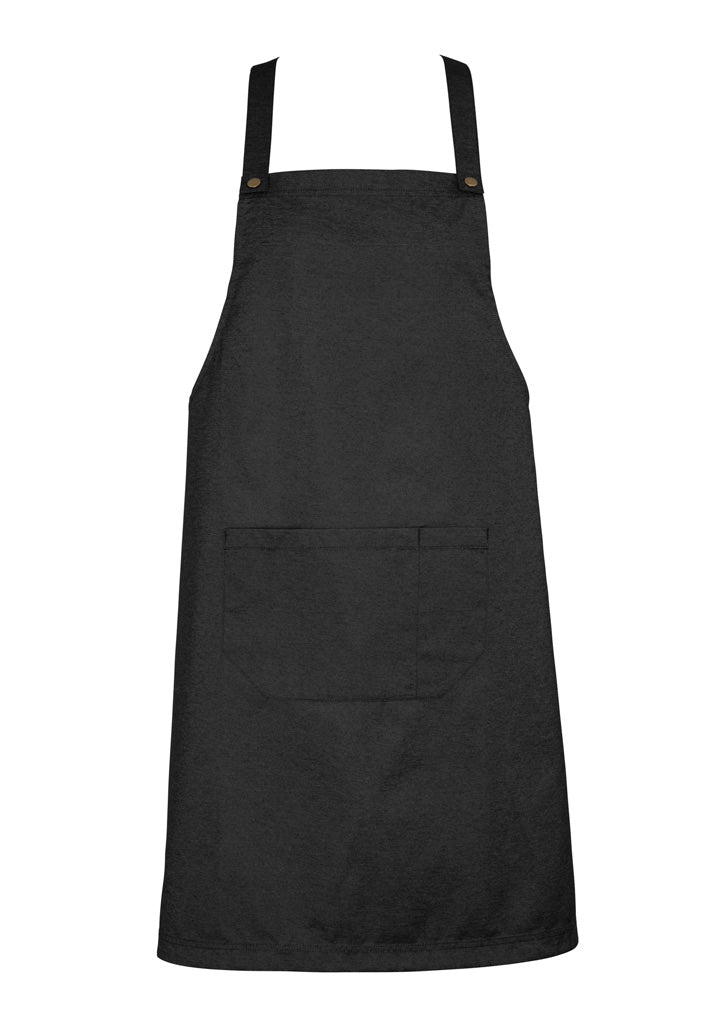 Biz Collection Urban Bib Apron - Slate