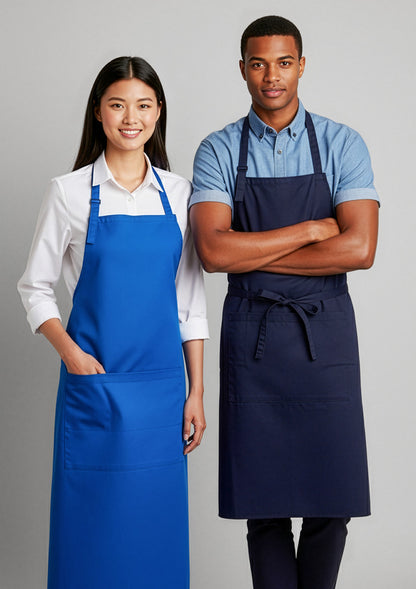 Biz Collection Bib Apron - Navy